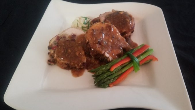 Cranberry-Walnut Stuffed Pork Loin Cranberry-Walnut Stuffed Pork Loin